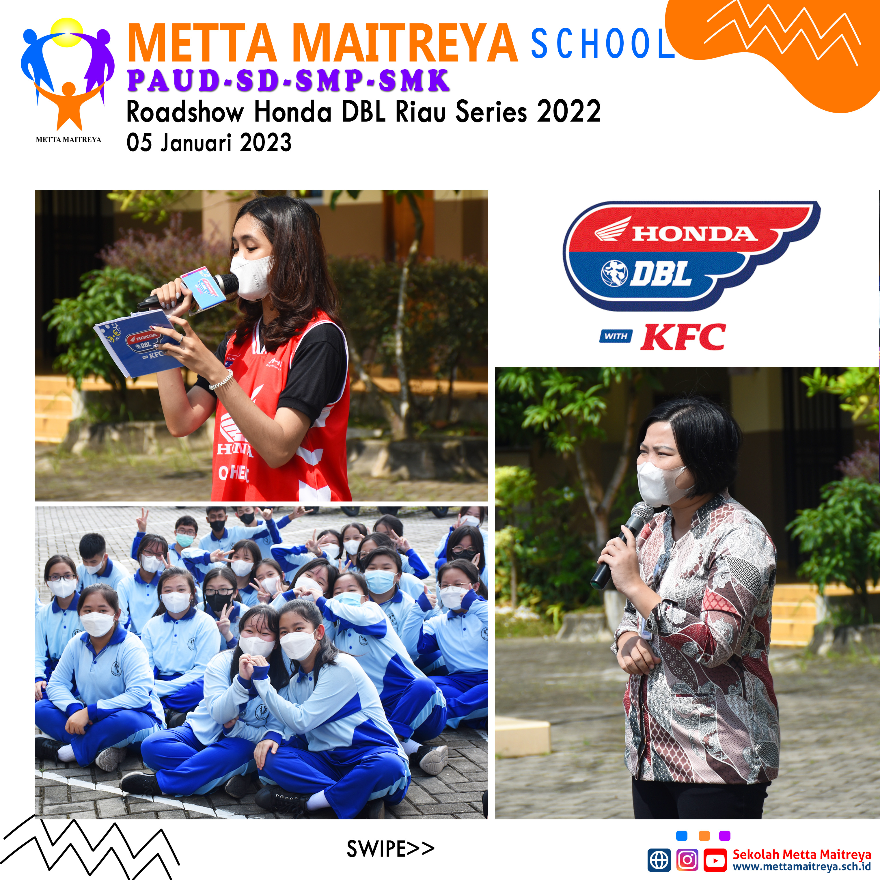 Roadshow Honda DBL Riau Series 2022 | SMK METTA MAITREYA